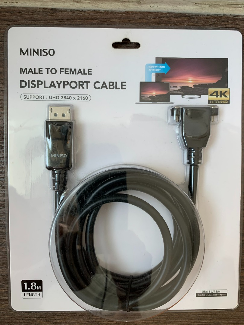 VENTION 8K DisplayPort to HDMI Adapter, Uni-Directional DP 1.4 to HDMI 2.1  Converter Male to Female 8K@60Hz, 4K@120Hz Display Port to HDMI Cable for  Dell, HP, Lenovo, AMD, NVIDIA 