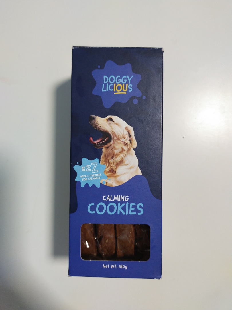 Doggylicious Calming Cookies, Pet Supplies, Pet Food on Carousell