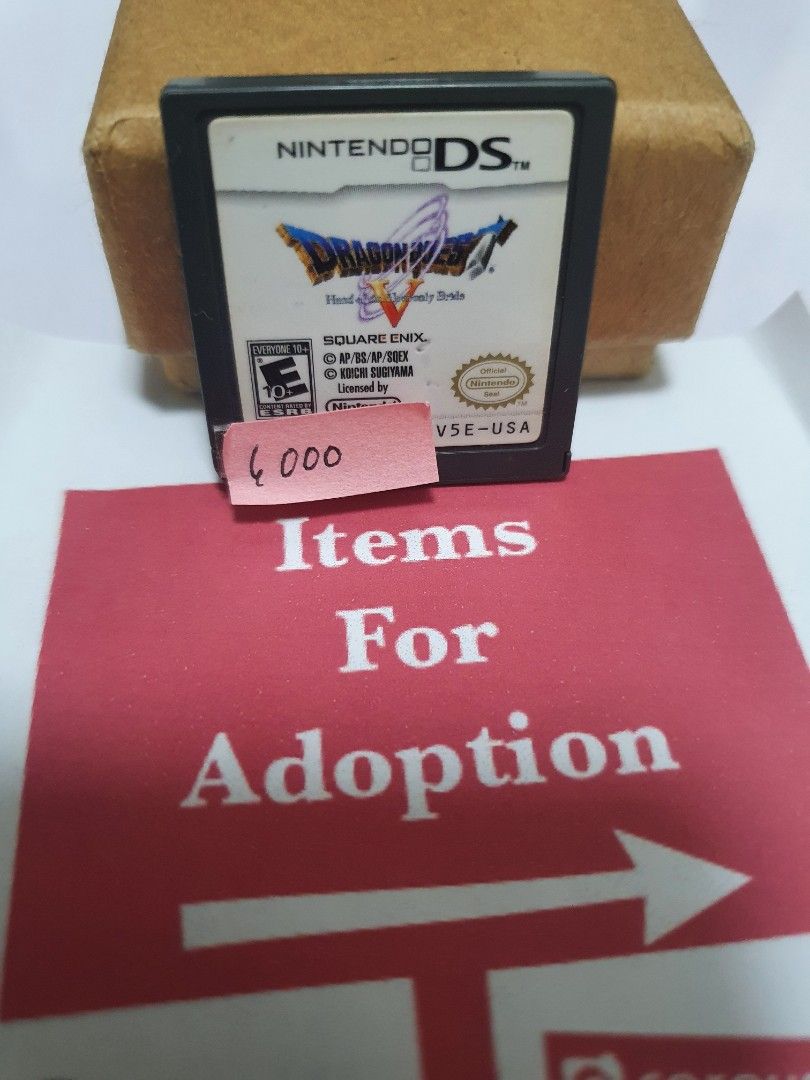 Dragon Quest V (Nintendo DS , USA) (Category: Nintendo) located in Quezon City. Submitted by itemsforadoption (Listing ID 1233333956, Image 3). Description: Rfs: Its 2023! Happy New Year! Hoping you have a good year ahead of you! If you have questions feel free to send a message. Though I'll most likely be able to reply from 10am to 8pm. Please be patient and understanding. Decluttering games and items that I've picked up or for friends and famil