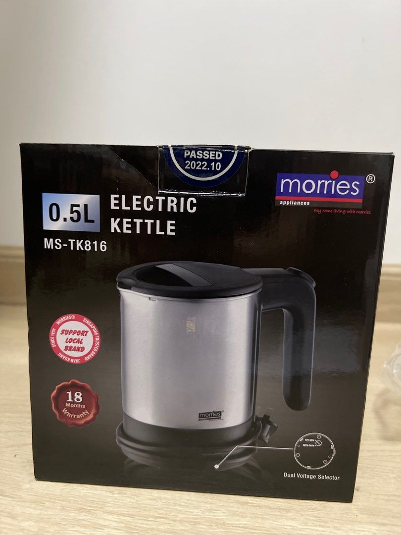 Electric Kettle Morris 0.5L, TV & Home Appliances, Kitchen Appliances