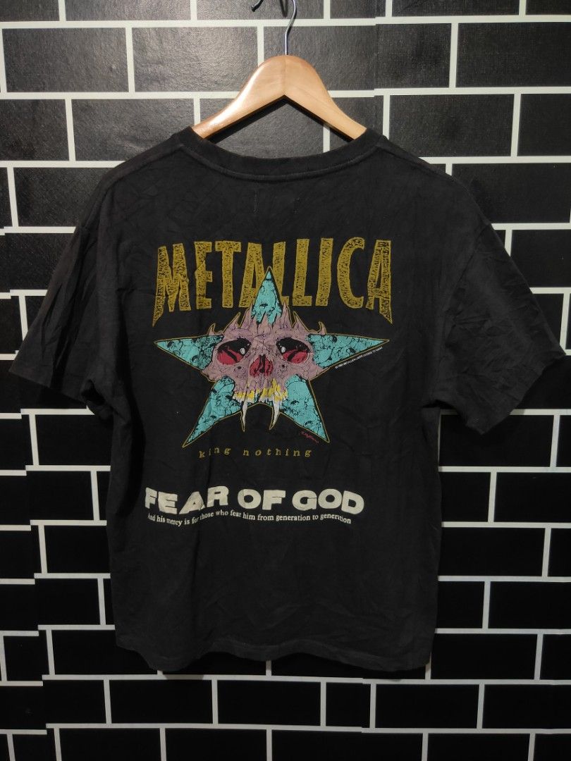 Fear of God Metallica Bootleg, Men's Fashion, Tops & Sets, Tshirts