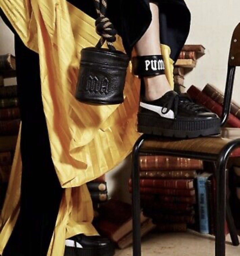Fenty x Puma fenty puma x Rihanna Powder leather bag black