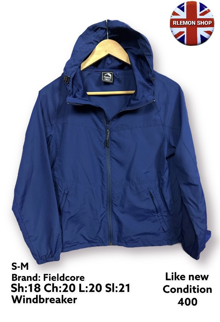 Field Core Windbreaker Hoodie Jacket, Men's Fashion, Coats, Jackets and Outerwear on Carousell