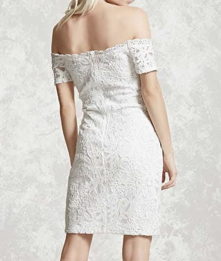 White graduation dress forever 21 best sale