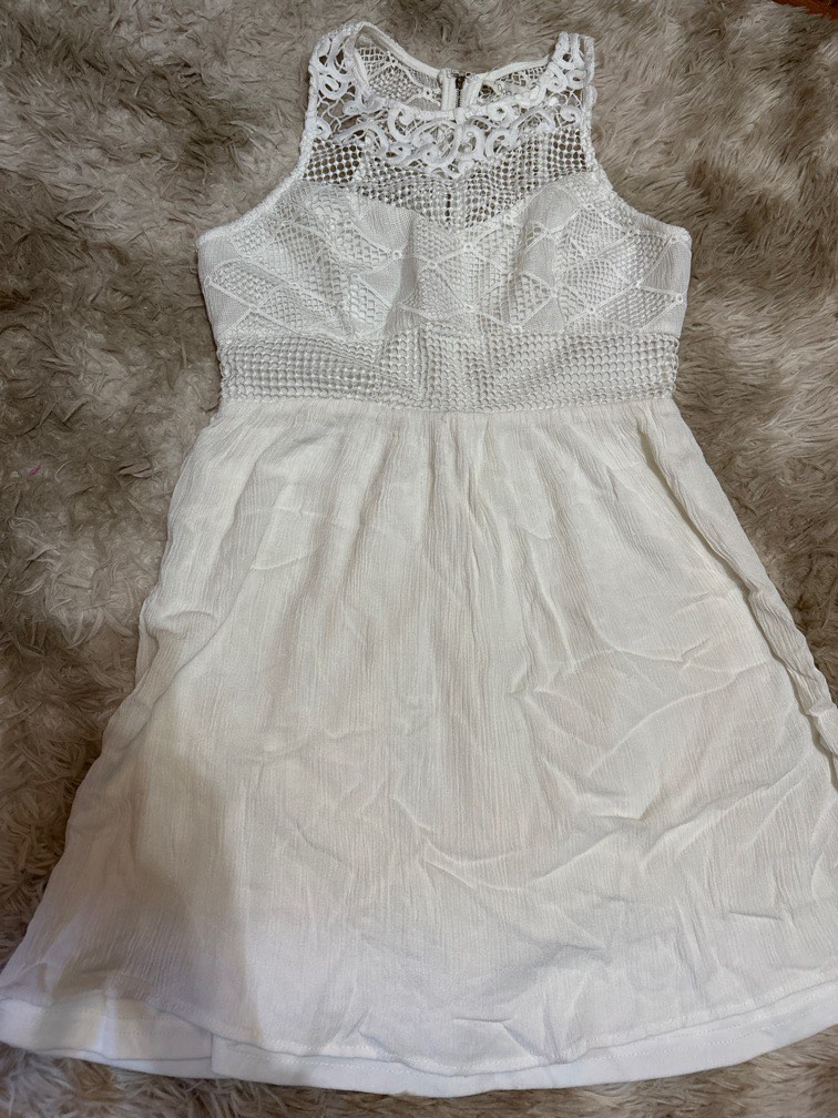 Forever 21 white lace dress online