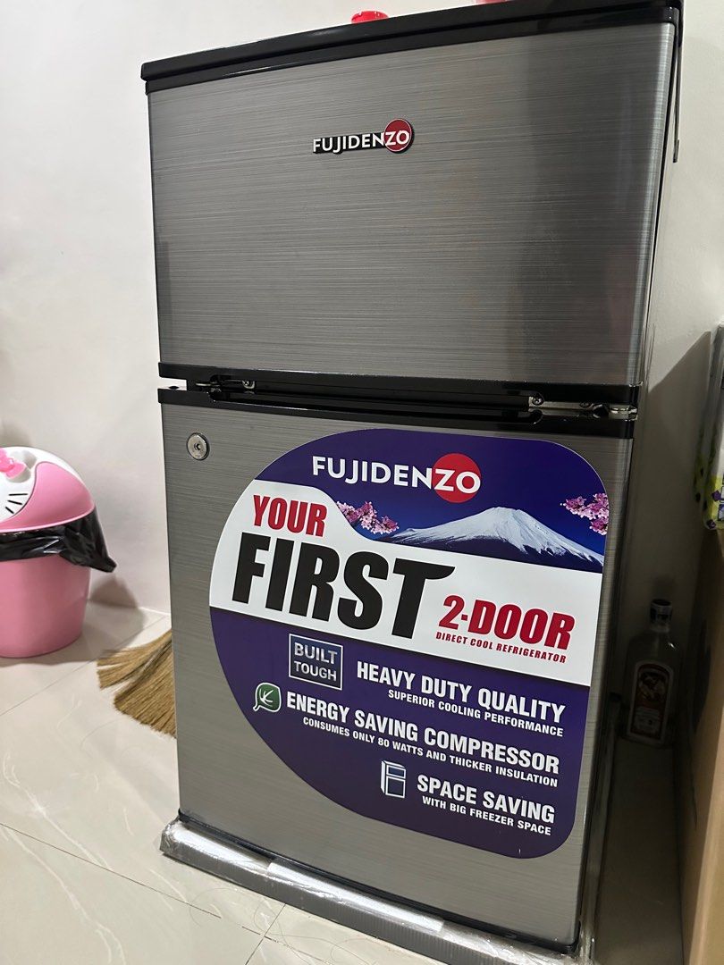 Fujidenzo two door personal ref, TV & Home Appliances, Kitchen