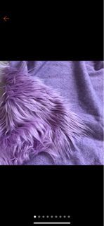 Fur Carpet Shaggy 33x50 Size purple lavander