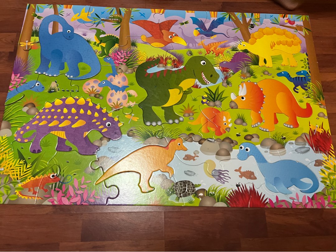 Galt Giant Floor Puzzle Dinosaurs, Hobbies & Toys, Toys & Games on