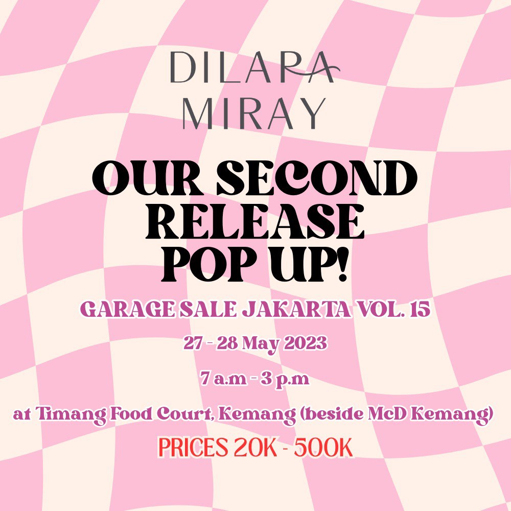 GARAGE SALE JAKARTA VOL.15 - COME TO OUR 2nd POP UP BOOTH‼️ - Timang