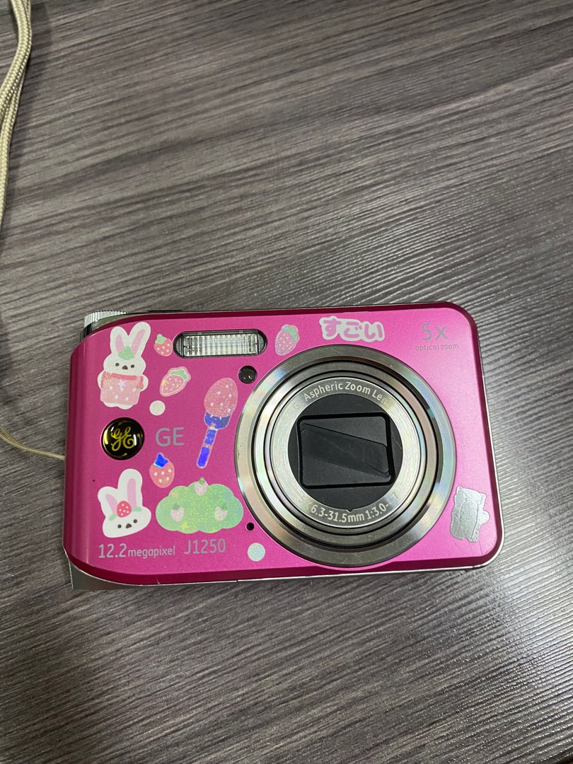 GE J1250 Pink Digital Camera on Carousell
