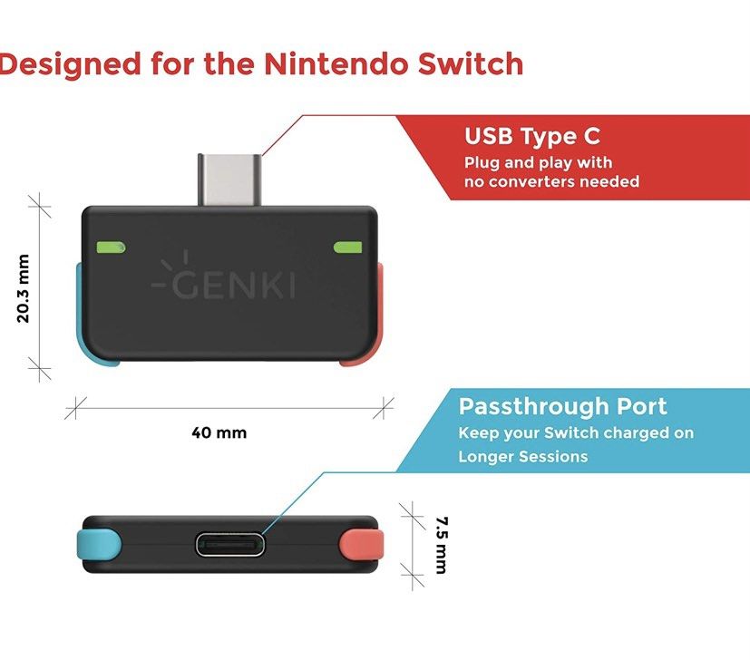 Genki audio bluetooth new arrivals adapter