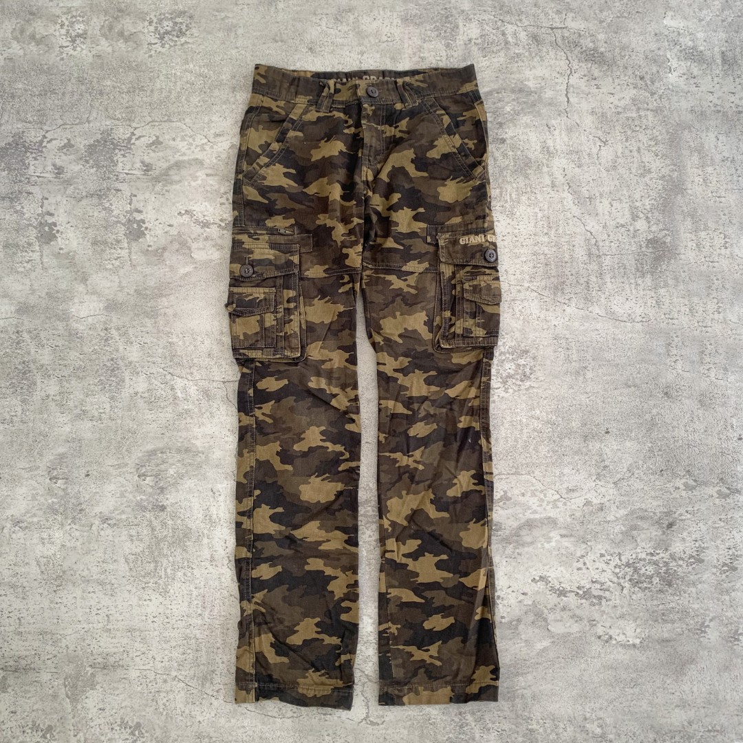 Giani Gracio Camo Cargo Fatigue Pants on Carousell