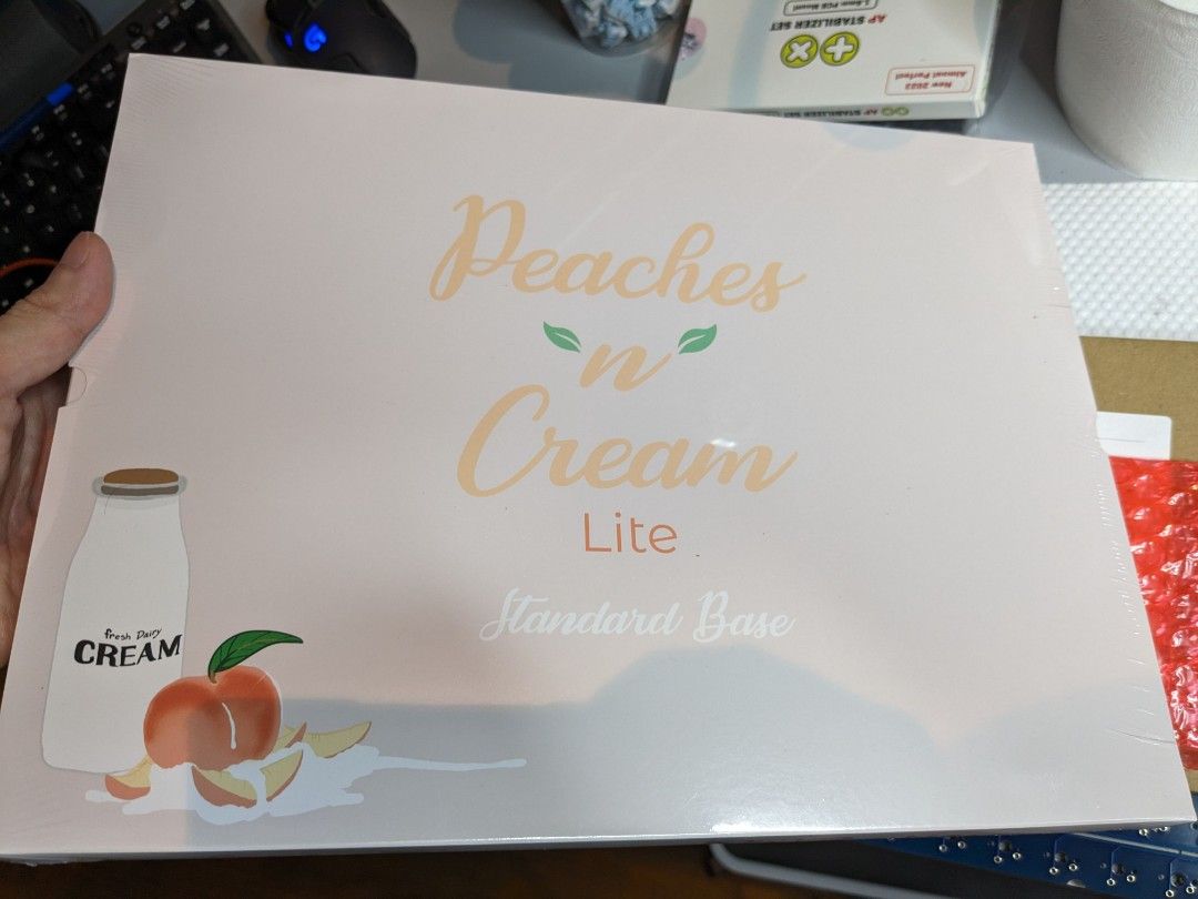 GMK Peaches n Cream Lite, Computers & Tech, Parts & Accessories, Computer Keyboard on Carousell
