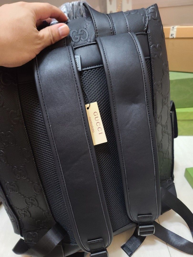 Fake gucci outlet backpack men