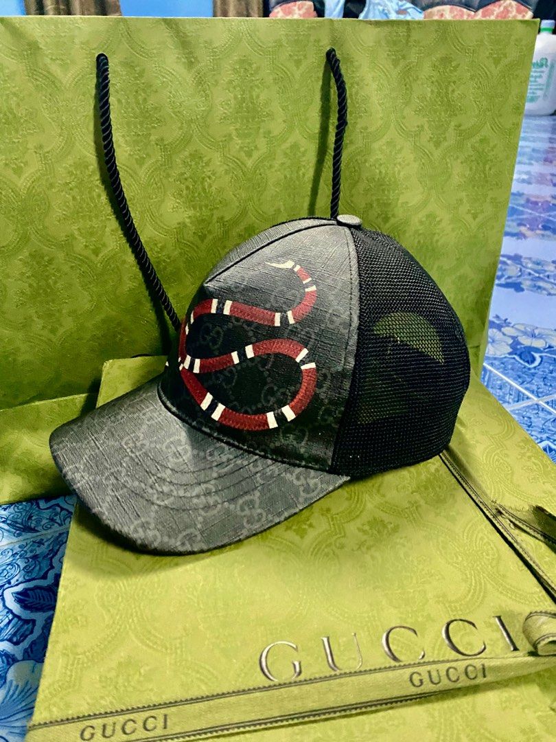 GUCCI HAT ORIGINAL, Men's Fashion, Watches & Accessories, Cap & Hats on