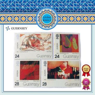 Guernsey Contemporary Art Stamps