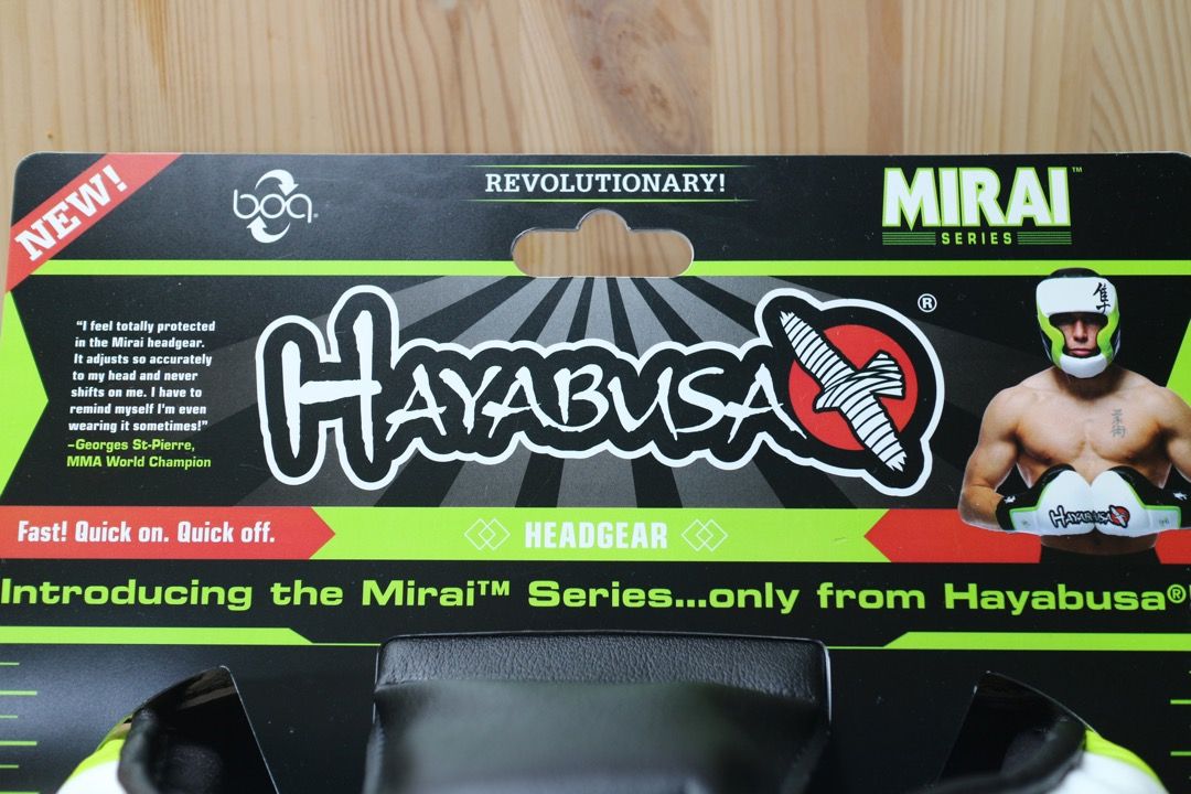 Hayabusa Head Gear Mirai Limited Edition GSP All Size 限量拳擊泰拳 Hayabusa