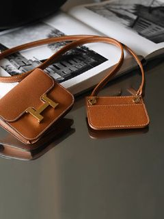 Constance slim wallet strap accessories hermes Luxury Bags Wallets on Carousell
