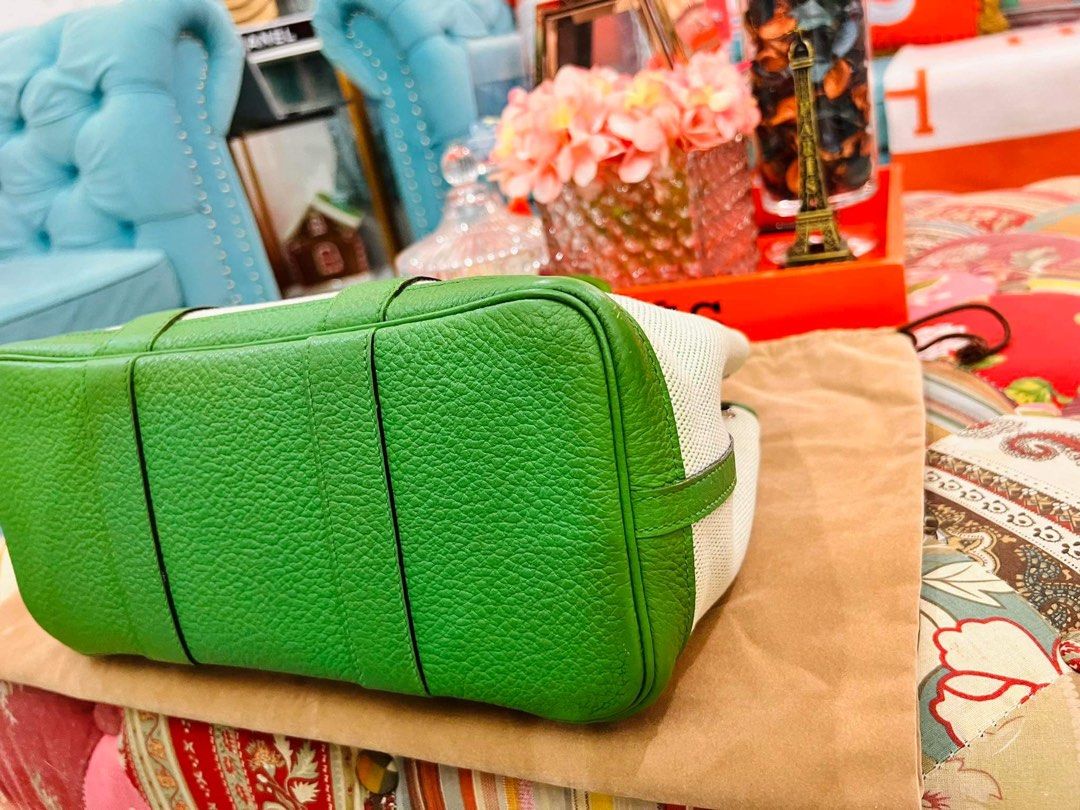 Hermes mini garden party TPM, 名牌, 手袋及銀包- Carousell