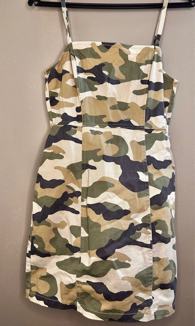 Camo dress on sale h&m