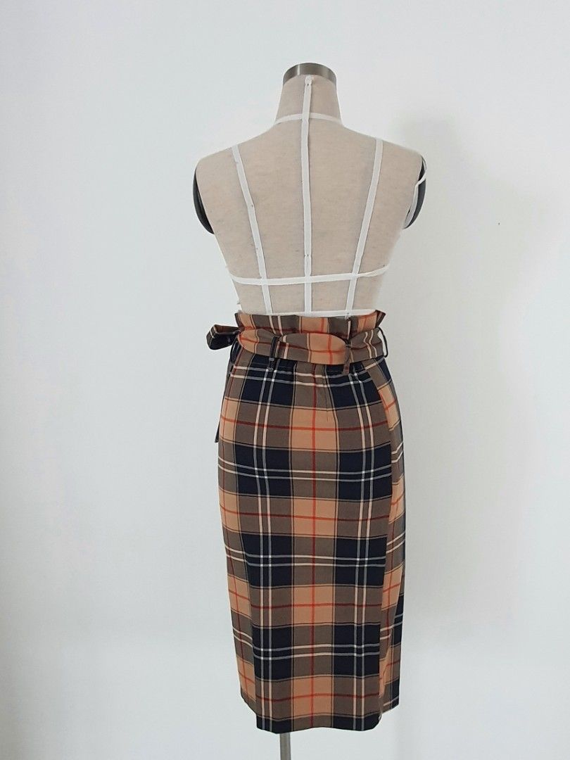 H&m patterned deals paper bag skirt