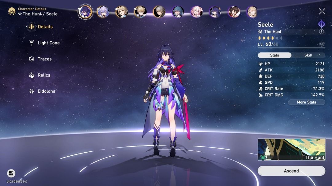 Honkai Star Rail Account for Sale, Video Gaming, Gaming Accessories, In