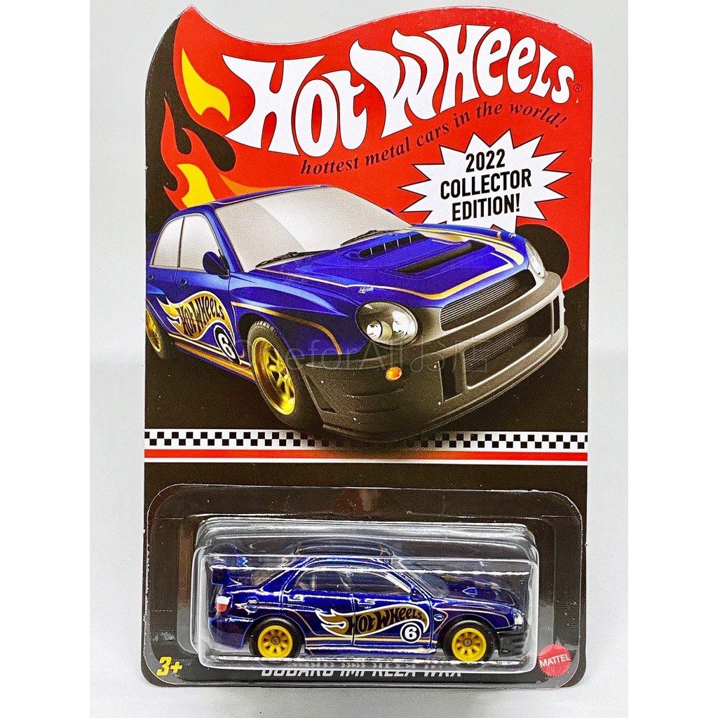 Hot Wheels SUBARU IMPREZA WRX Spectraflame Blue 2022 Collector Edition ...