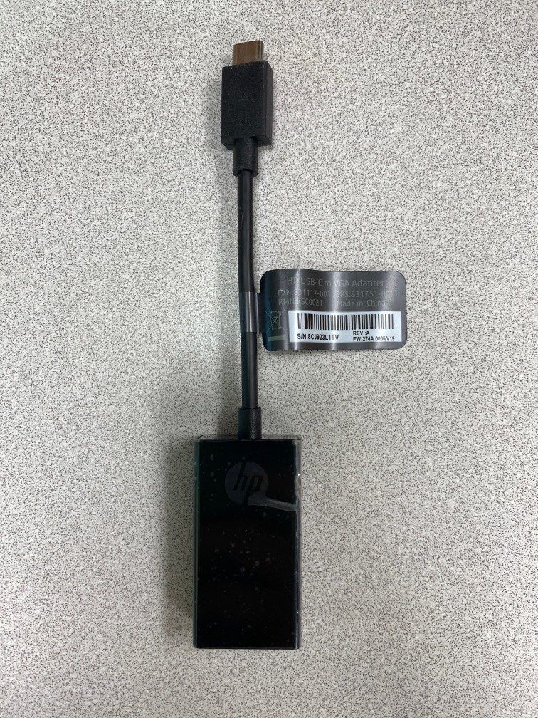 HP USBC to VGA Adapter, Computers & Tech, Parts & Accessories, Cables