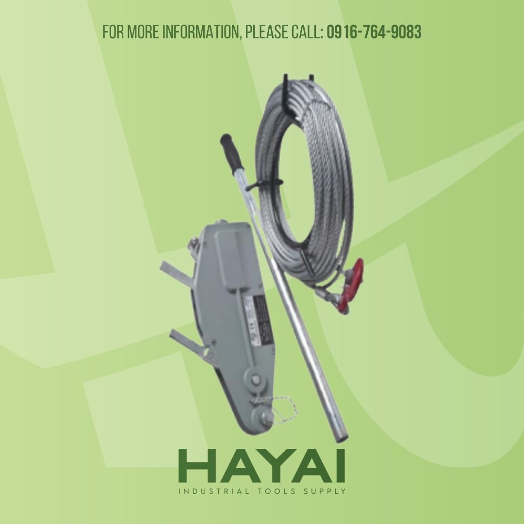 HSS Wire Rope Puller 20 Meters Wire Rope on Carousell