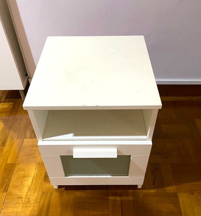 IKEA BRIMNES Bedside Table, Furniture & Home Living, Furniture, Tables