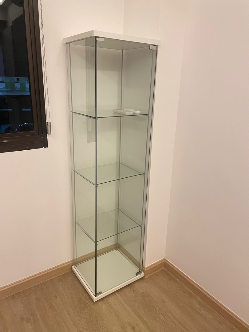 Ikea Detolf glass display Furniture & Home Living, Furniture