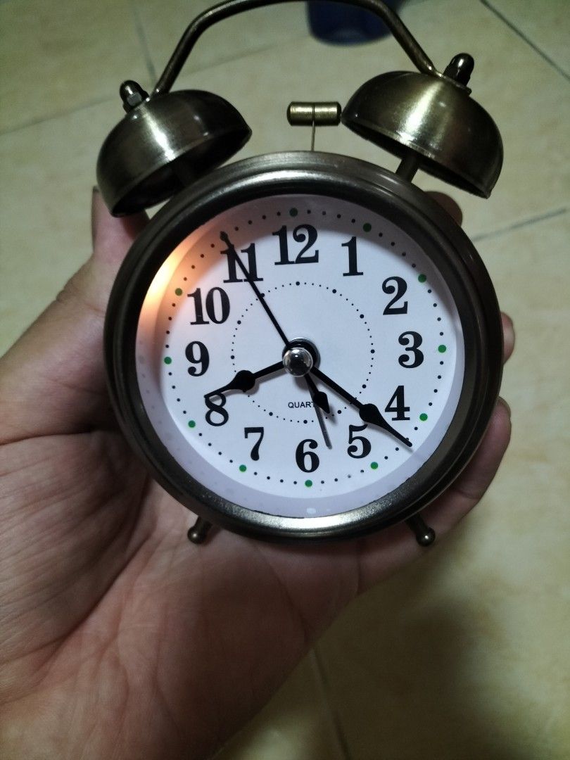 Jam Loceng Tidur Furniture Home Living Home Decor Clocks on