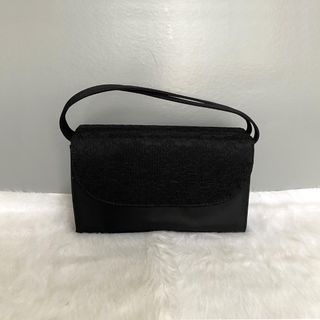 Japan Black Lace Satin Box Bag