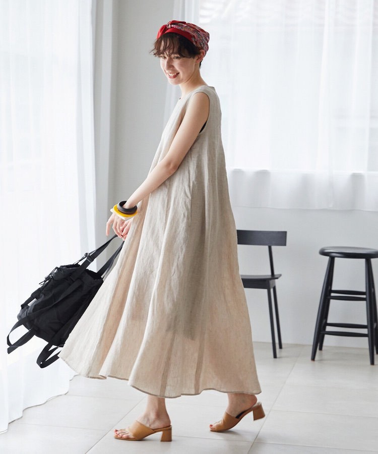 Linen one piece dress store