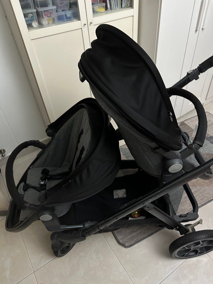 Joovy double stroller, Babies & Kids, Going Out, Strollers on Carousell
