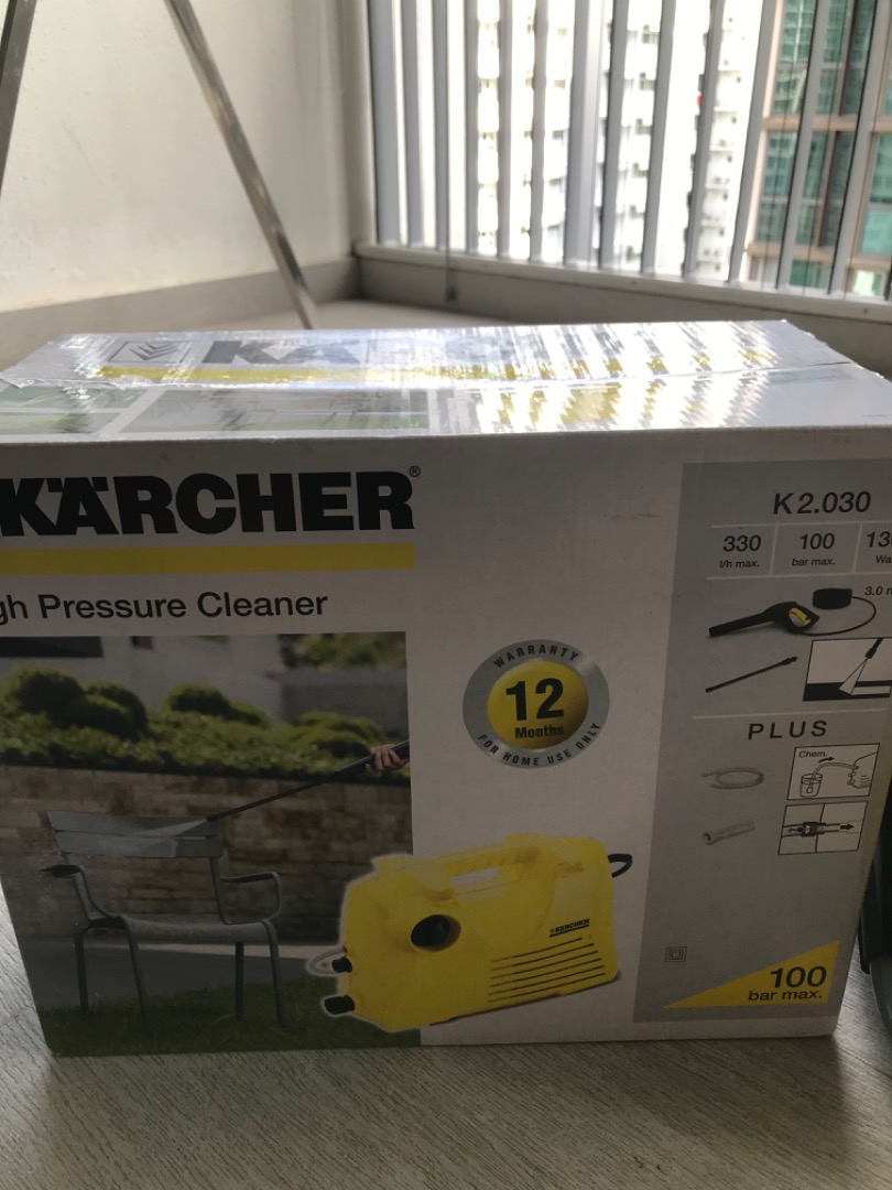 Karcher High Pressure Cleaner & Hose Reel, Furniture & Home Living