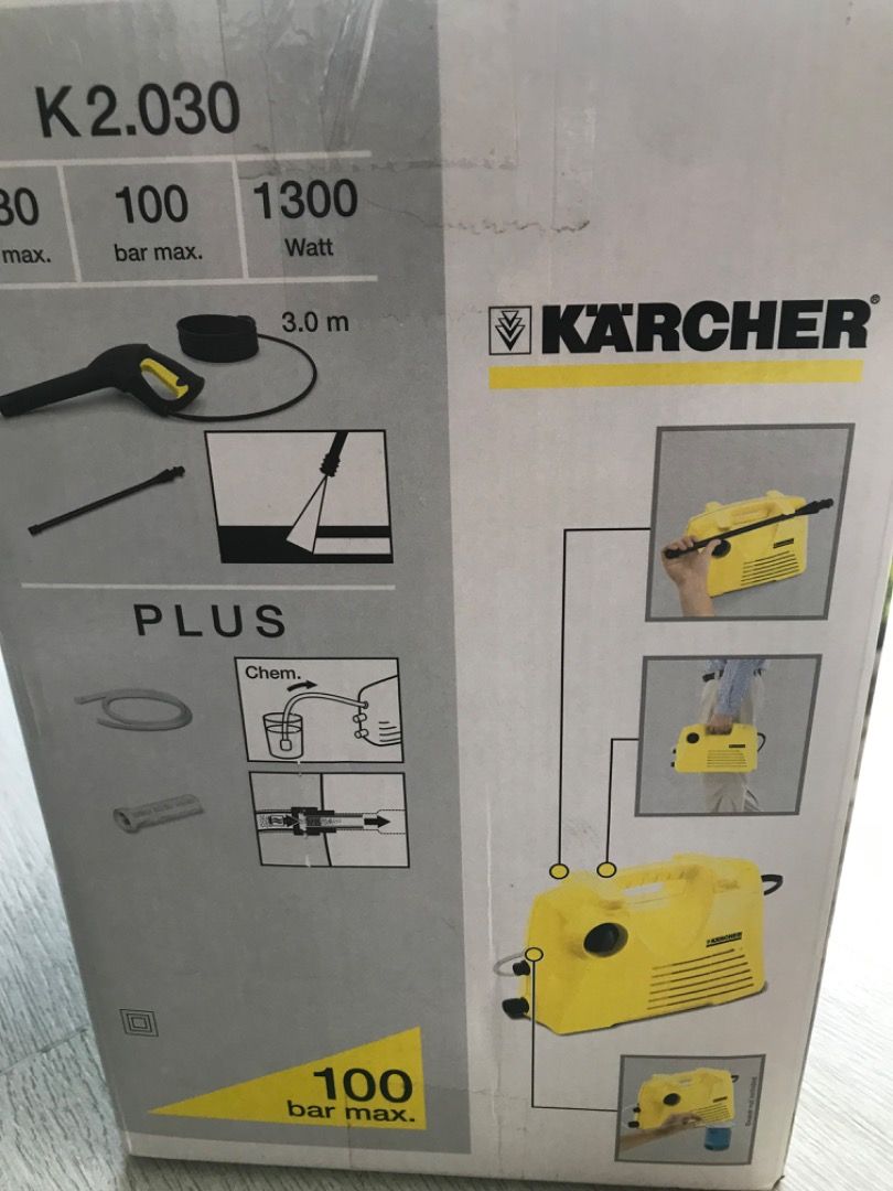 Karcher High Pressure Cleaner & Hose Reel, Furniture & Home Living