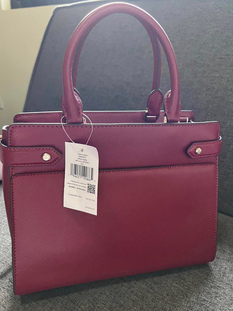 Kate Spade Staci Medium Satchel Bag in Red Currant wkru6951 –