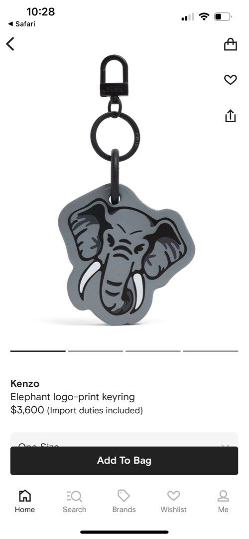 Kenzo keyring new arrivals