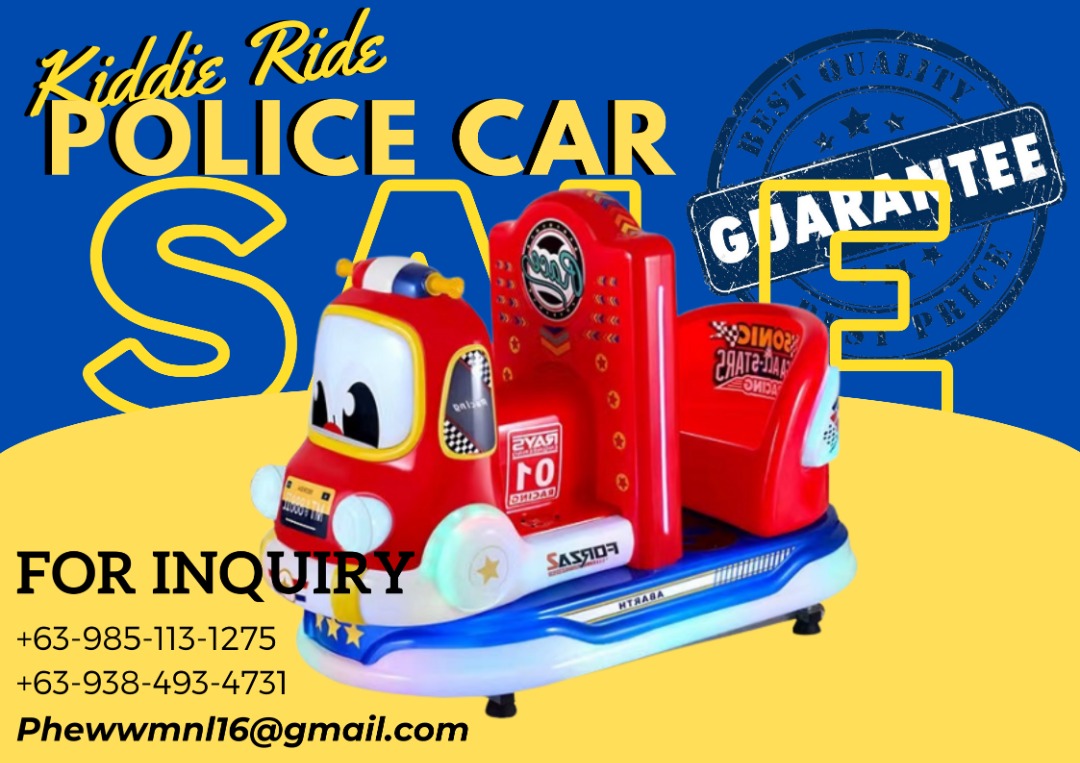 KIDDIE RIDE POLICE CAR, Hobbies & Toys, Toys & Games on Carousell