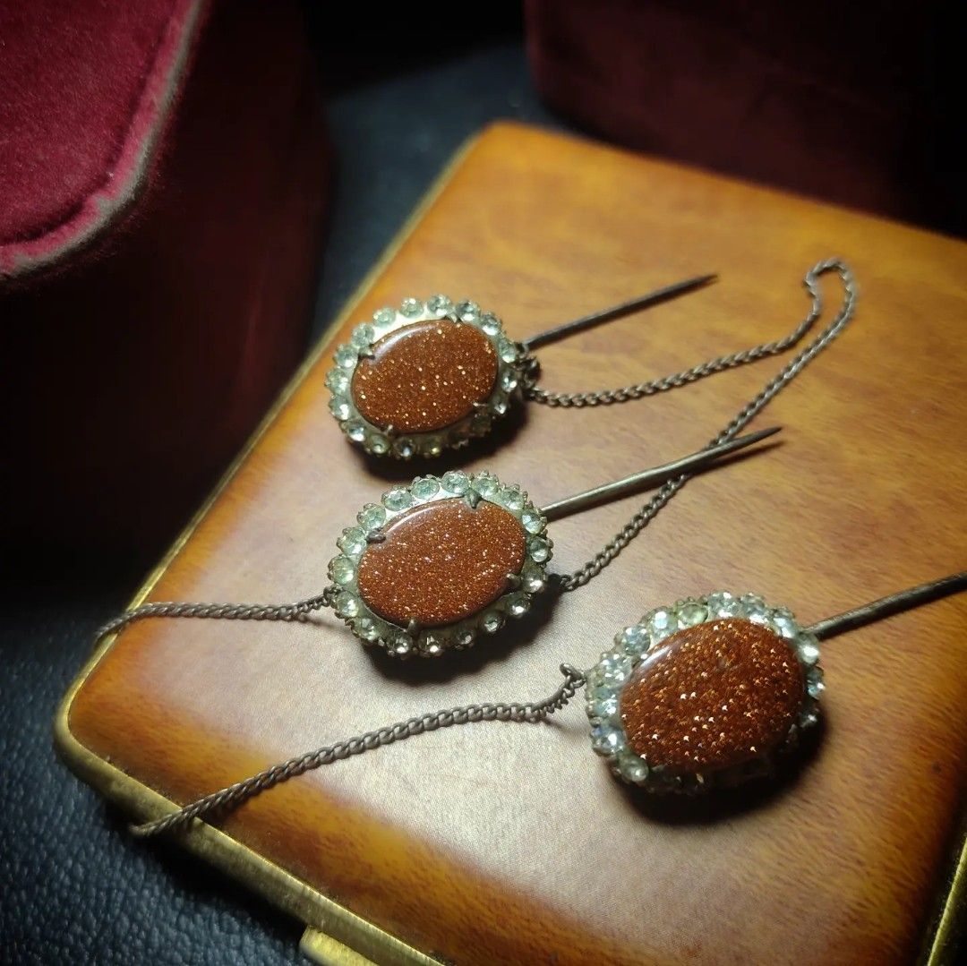 Krosang lawas perak bross vintage Bros susun jewelry Fesyen