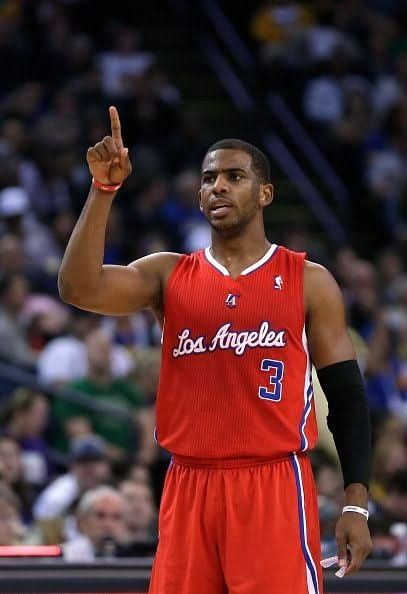 Adidas Chris Paul Los Angeles Clippers Jersey Red/Blue NBA Jersey