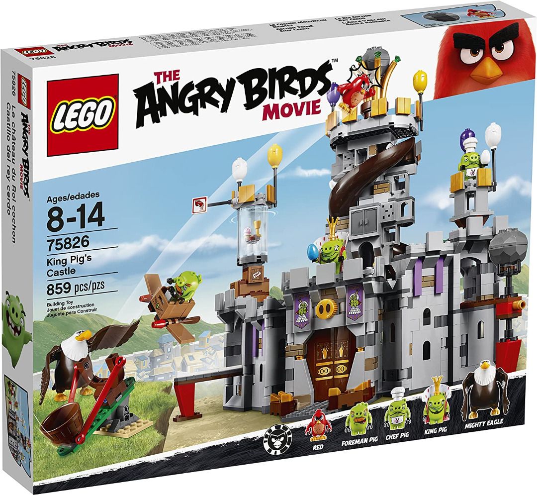 Lego Angry Birds 75825 Piggy Pirate Ship 75826 King Pig s Castle