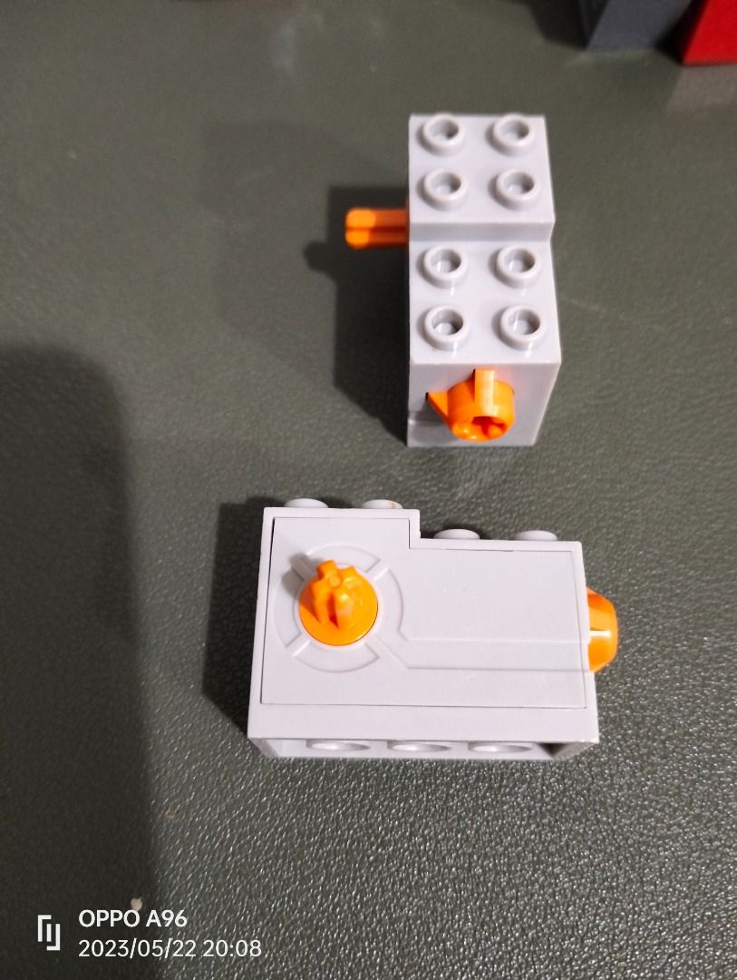 Lego Windup Motor 2 x 4 x 2 1 3 with Orange Release Button
