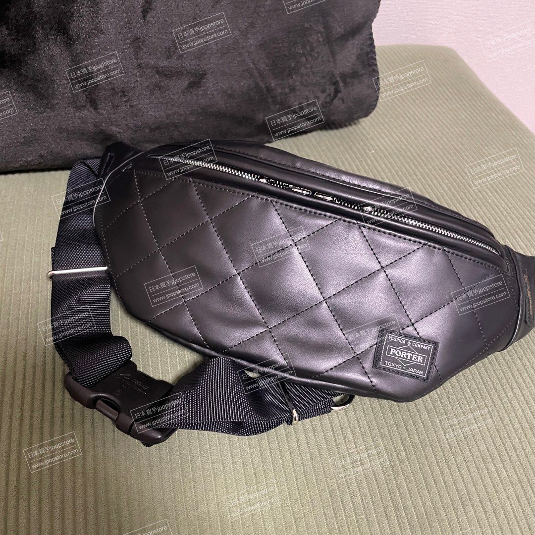 lewis leather x porter waist bag, 男裝, 袋, 小袋- Carousell