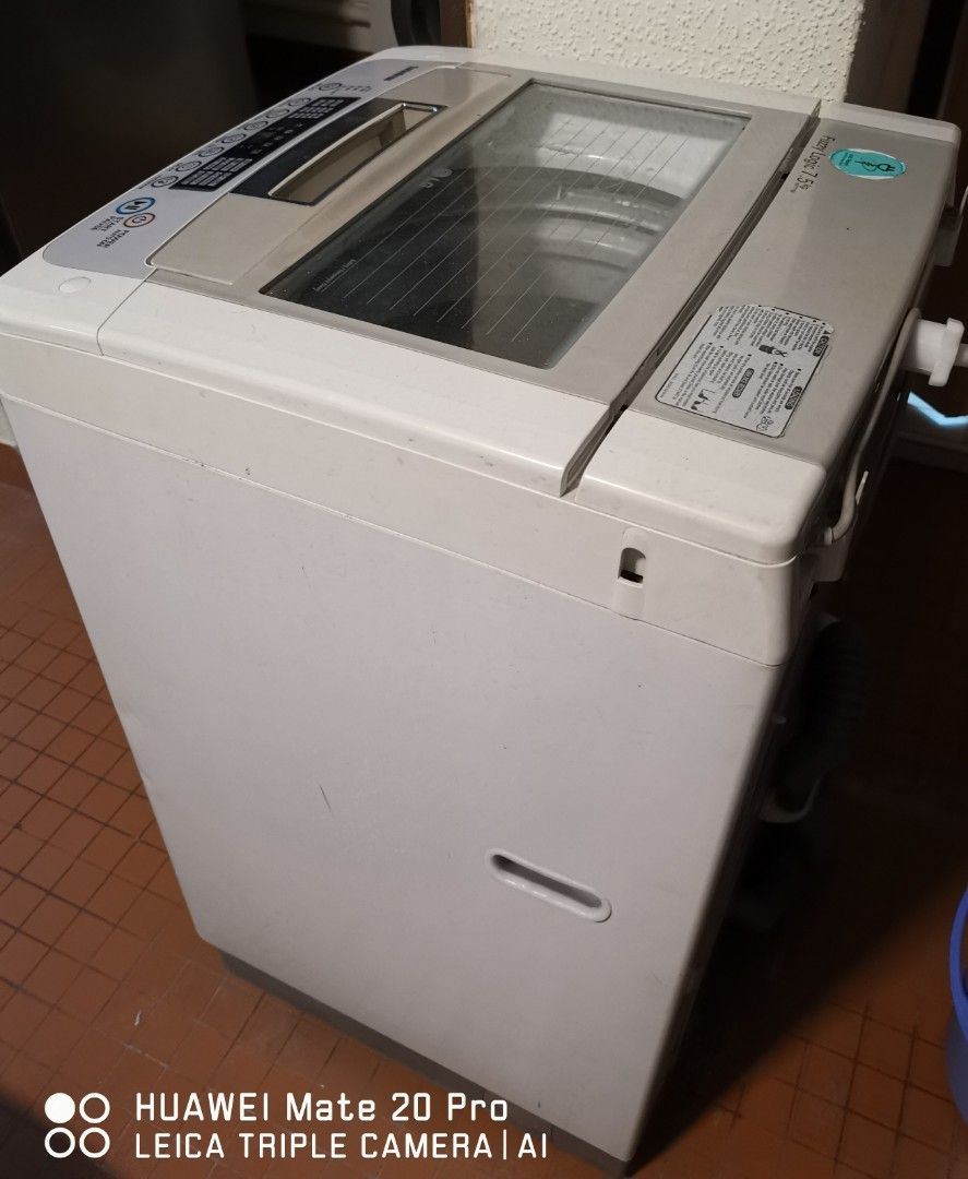 LG Turbo Drum Fuzzy Logic 7.5 kg, TV & Home Appliances, Washing