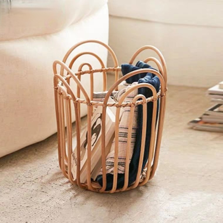 LINUS Wicker Laundry Basket, Furniture & Home Living, Home Improvement