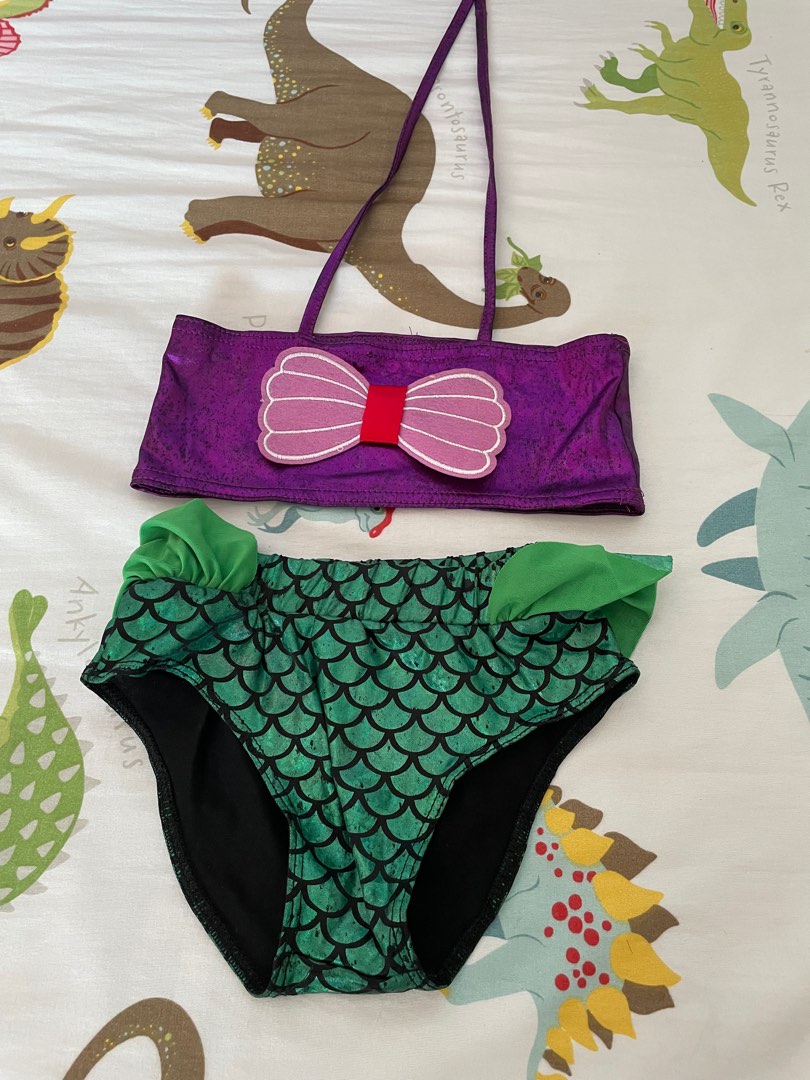 Little mermaid bikini swim wear, Babies & Kids, Babies & Kids Fashion