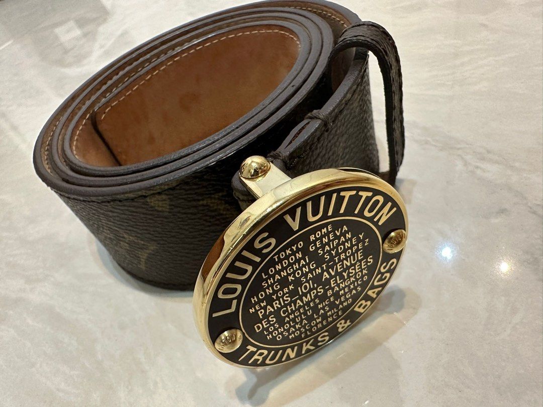 coach leather belt mens