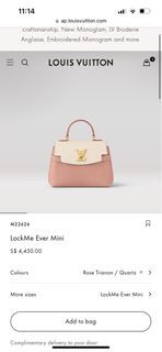 Newest purchase! Lockme ever mini in griege. : r/Louisvuitton